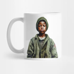 Military Minded Street Soldier Urban Warrior Black Boy Mug